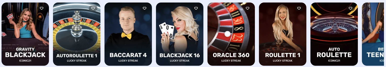 Goodman Live Spiele